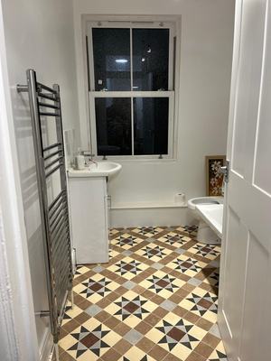 Finished bathroom