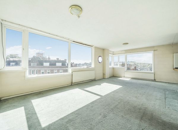 Living room before refurbishment